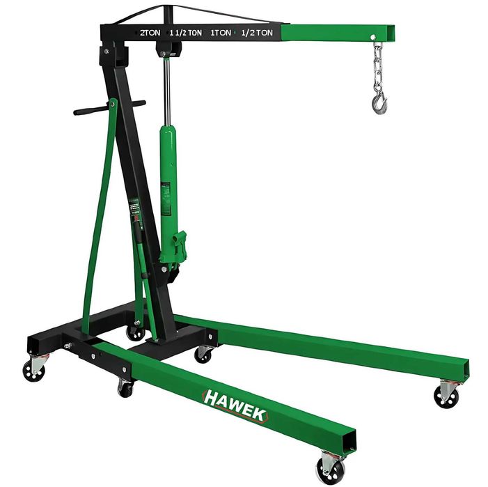 Хидравличен кран тип "Жираф" HAWEK - подемник за двигатели и агрегати