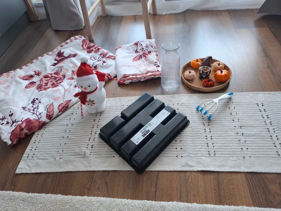 Lenjerie pat Lidl 160×200, suport linguri,vază ,ikea noi,tăvită,