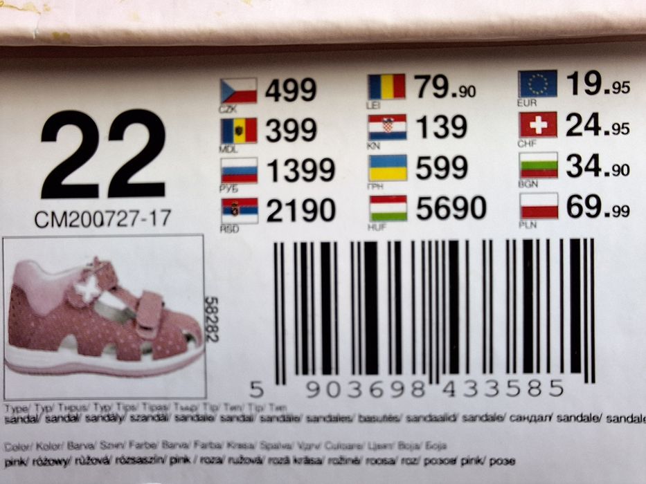 Сандали Nelli Blu 22 номер