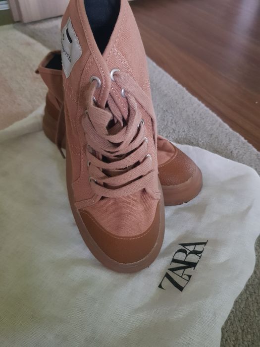 Ghete ZARA textile de primavara, fete, nr.32