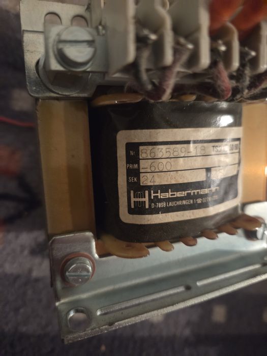 Transformator IMI Habermann 600V/24V 250VA model 863589-18 – impecabil