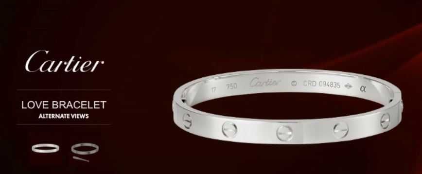 Подарочный набор для пары браслеты Сartier (бижутерия)
