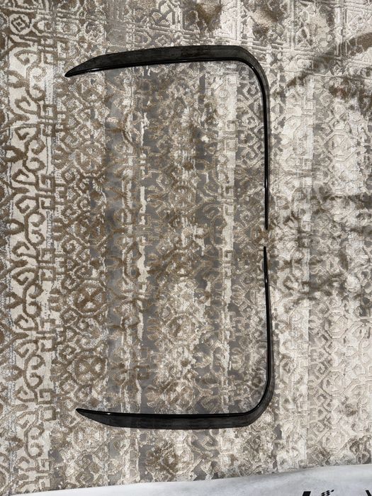 Накладки на передний бампер BMW X5