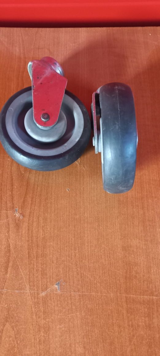 Rotii de cauciuc din otel zincat / roti pivotante