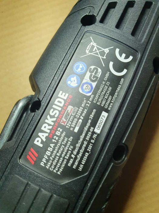 Vand freza dremel 12v parkside