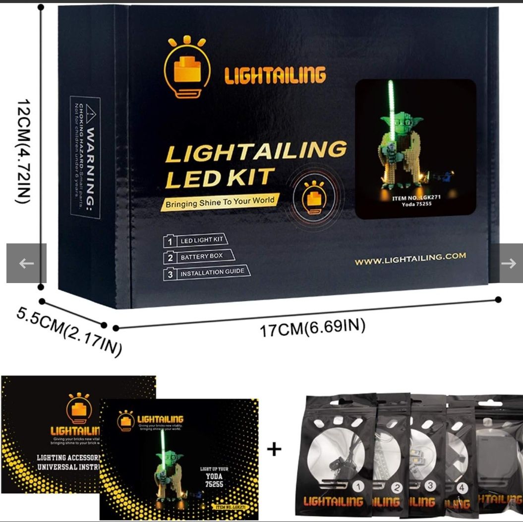 Lightailing LED Kit за LEGO Yoda 75255