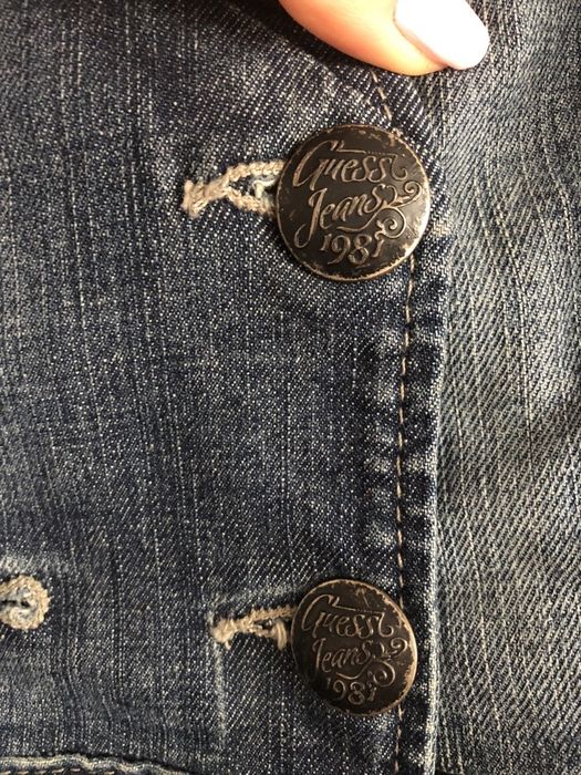 Ново дънково яке с отделяща се яка Guess Jeans