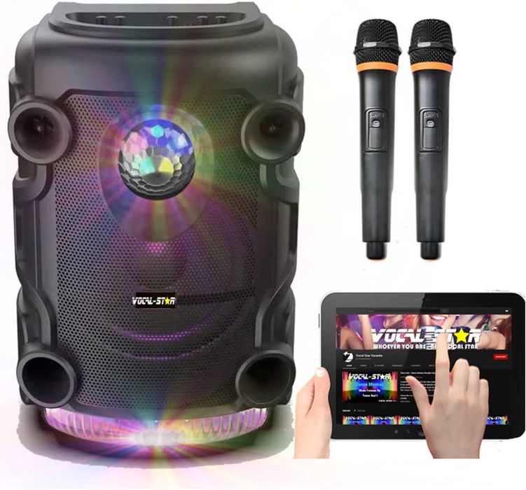 Vocal Star VS-PAA Boxa Portabila 300W cu 2 microfoane / Ideala cabane