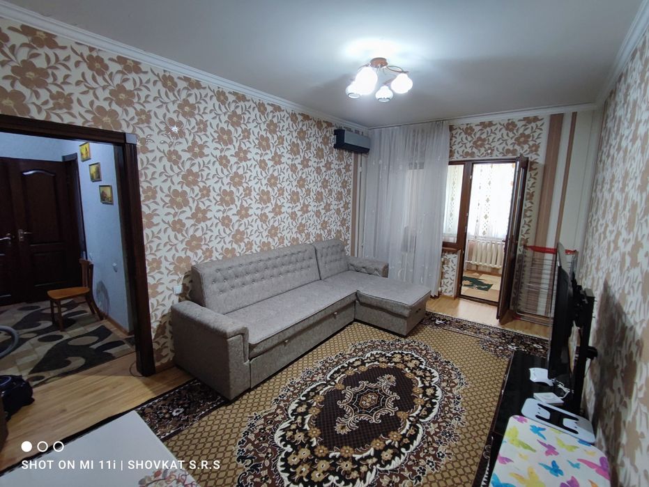1-2-х комнатная 40м² Кушбеги Башлык ориентир Аэропорт Яккасарай район