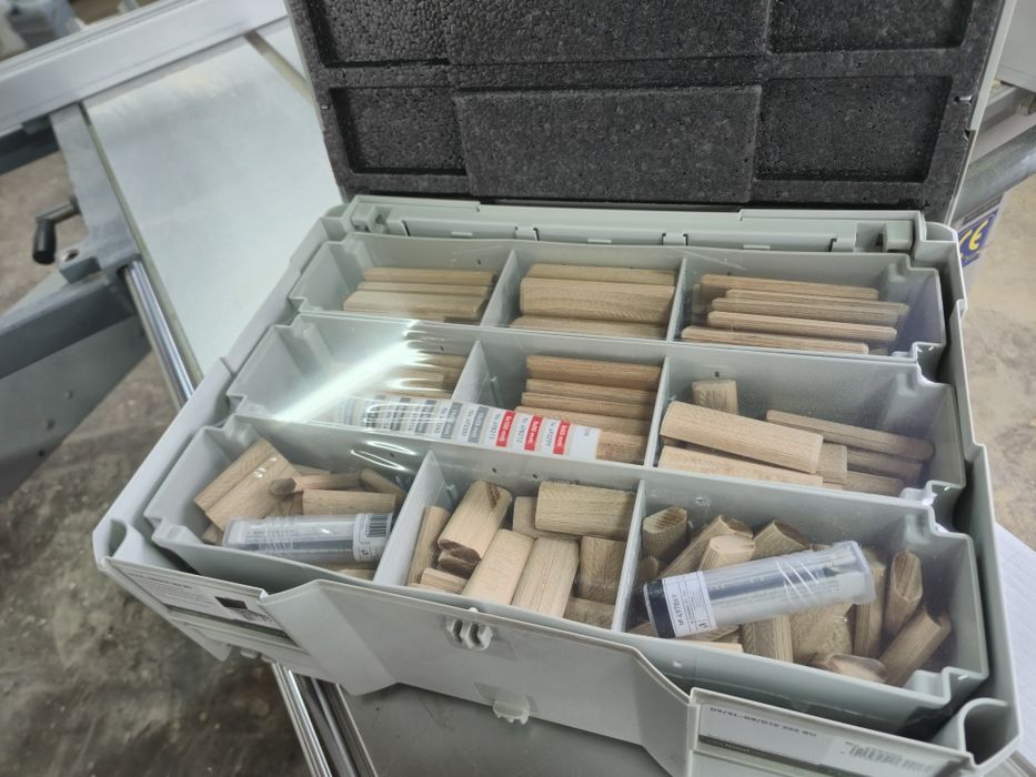 Festool DOMINO XL, Lamello ZETA P2, стяги Bessey/Gross Stabil