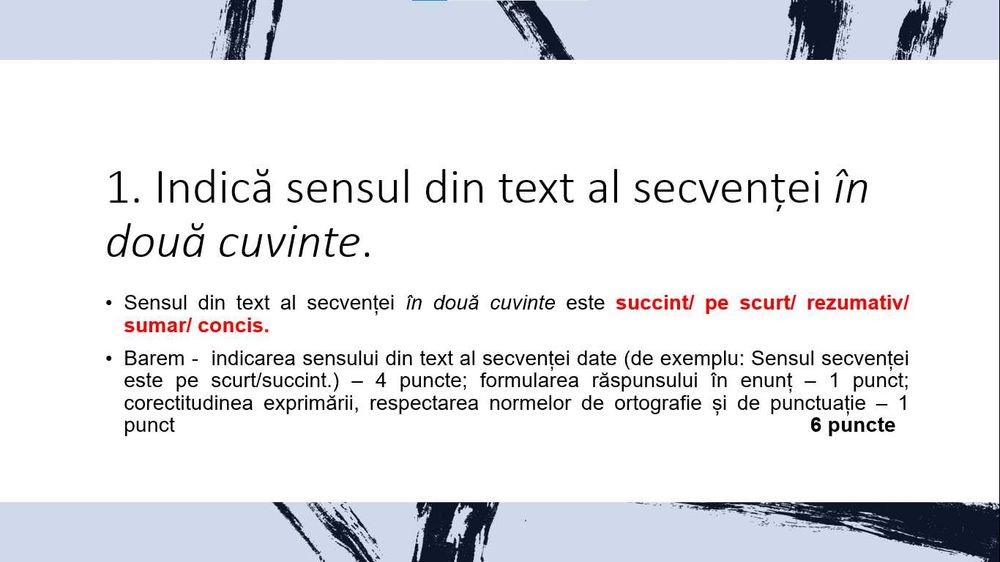 Meditații - limba română