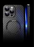 Iphone  13/14/15 PRO MAX PLUS Husa Incarcare Magnetica MagSafe Carbon