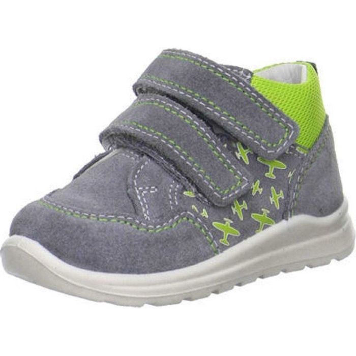 Pantofi ghete băieți Superfit măr 22 int.13.5cm piele  gri ca NOI