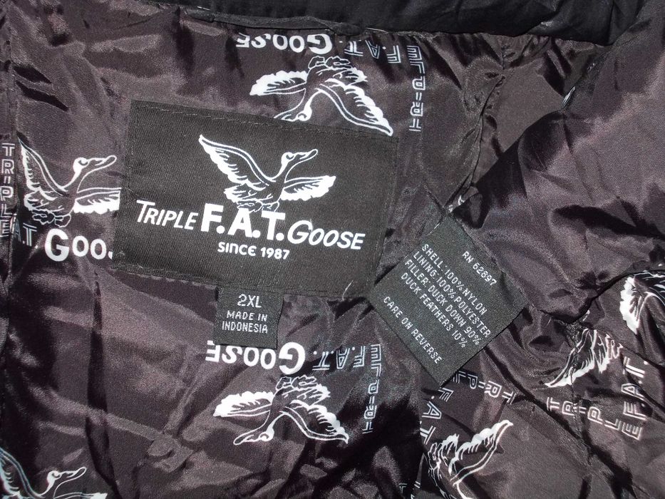 Geacă parka puf GORE-WINDSTOPPER, M- Geacă puf Triple F.A.T. Goose, XL