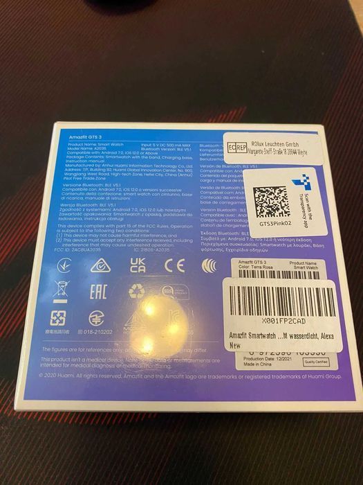 XIAOMI Amazfit GTS 3 Terra Rossa | Noi . Sigilate