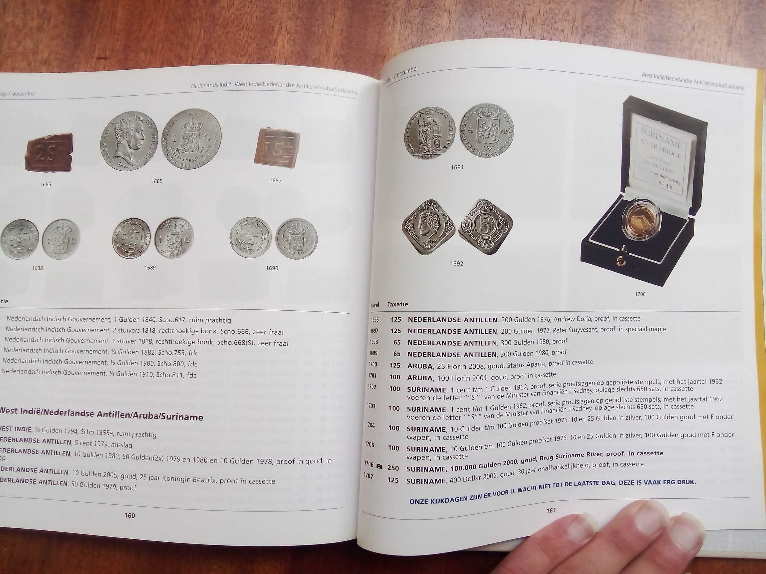 Холандски търгове на монети. Енциклопедия.
