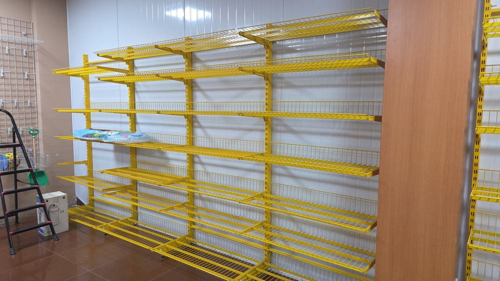 Полки метал каждый отсек отдельно