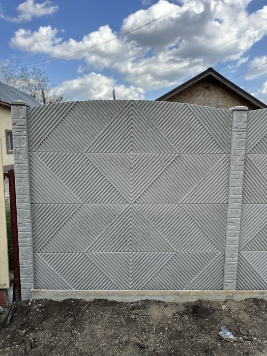 Gard beton- placi de beton 40 de modele in stoc
