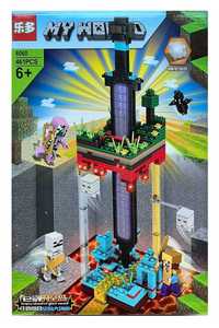 Set de constructie tip Lego, Minecraft - 461 piese