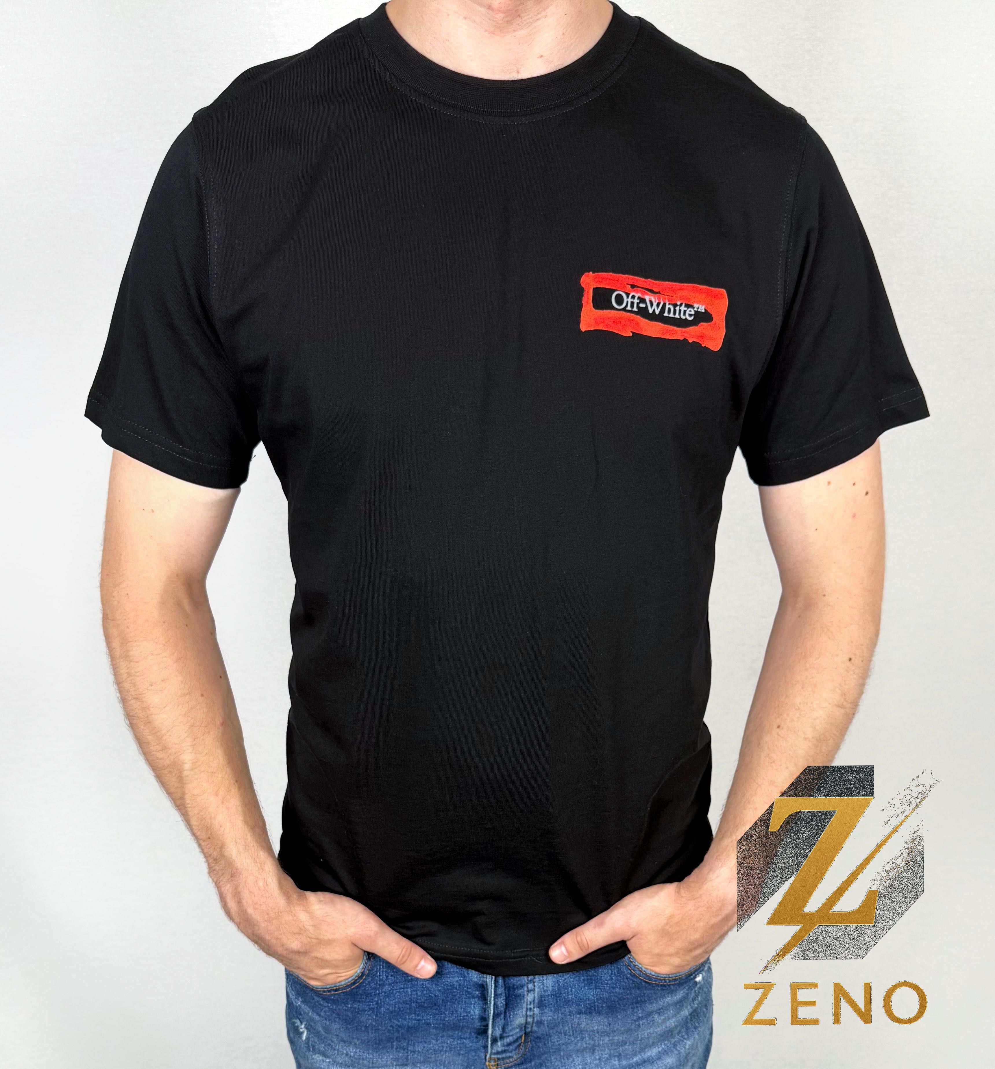 Tricou Off White original, cu model 3D