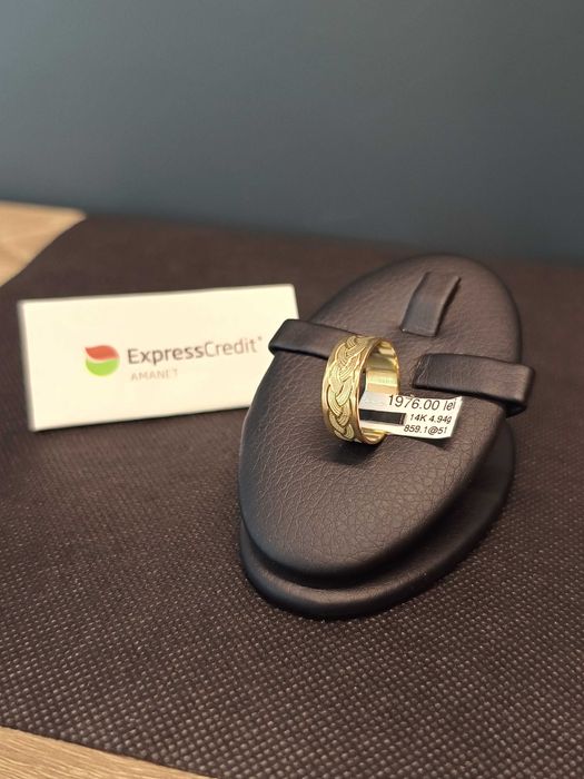 (AG51) Inel aur 14K 4.94g b859 - Garantie 2 ani!