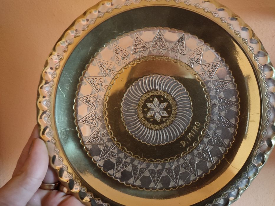 Farfurie Silver,  Lampa lui Aladin ,Sankyo japonez muzical , originale