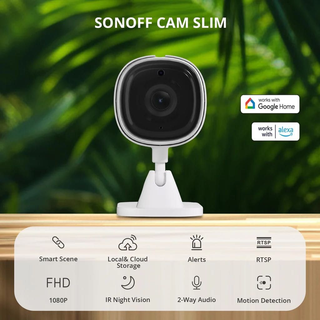Smart SONOFF 1080P wifi интелигентна камера за наблюдение