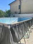 Piscina Intex cu cadru metalic, sistem de filtrare si prelata