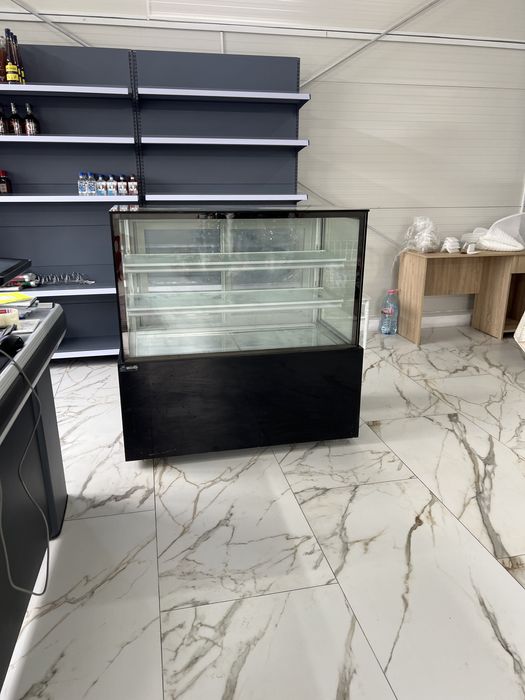 Rafturi metalice pentu supermaket antracit cu polite de 40cm