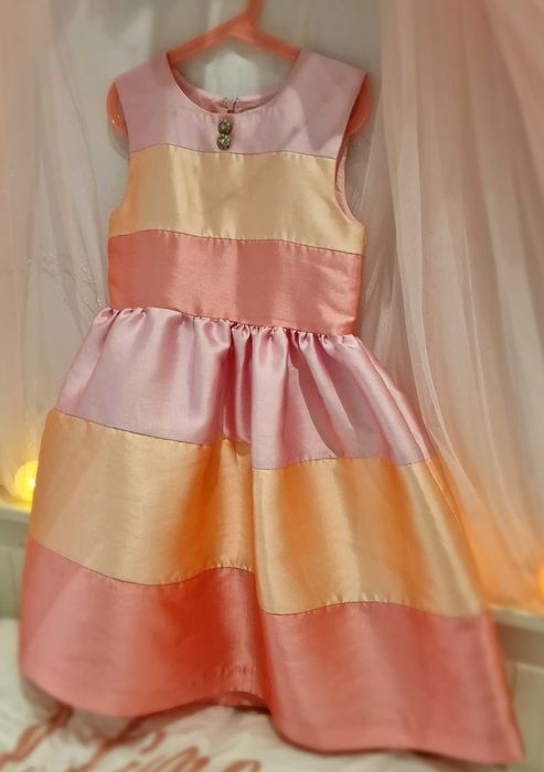 Рокля Rachel Riley London ръст 120см с подклад памук 100%