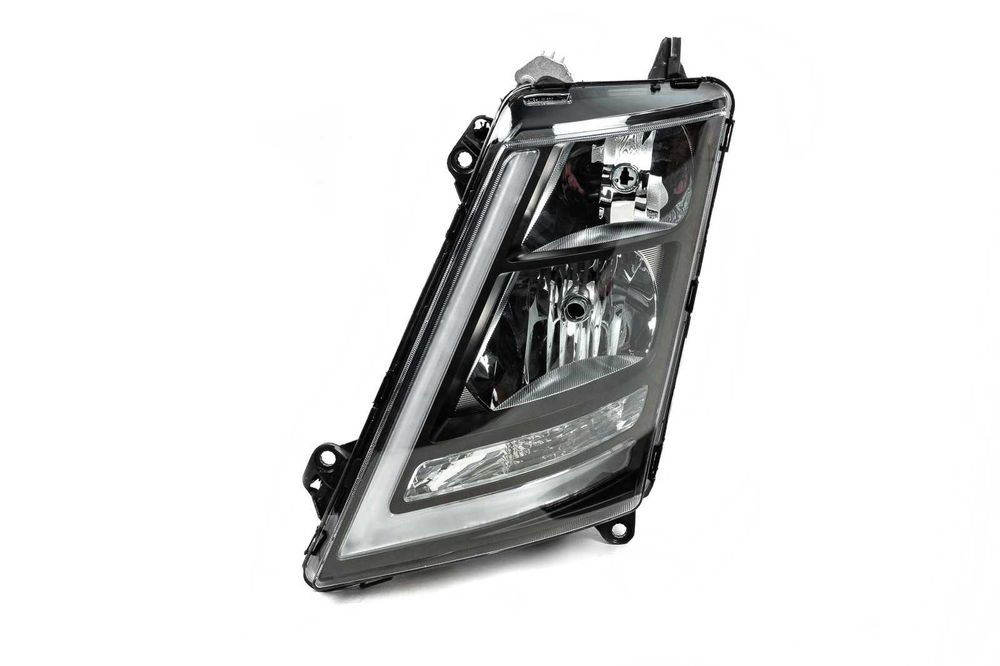 Фарове Фар за Volvo FH IV 2013 - 2020 / Волво ФХ4 Черни рамки LED DRL