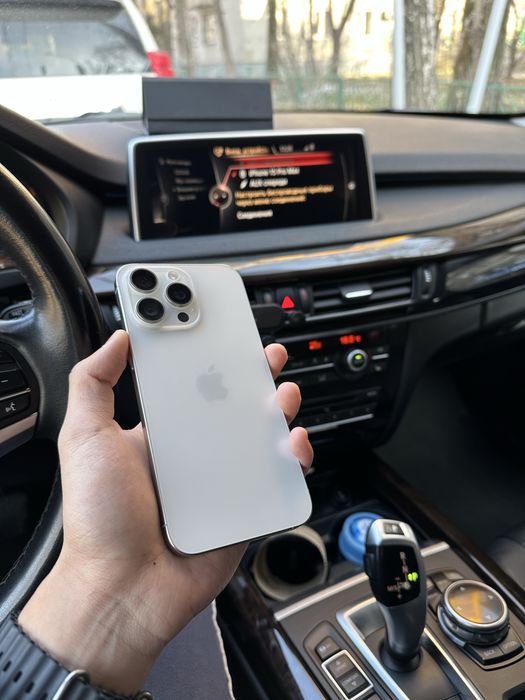 Айфон 15 Про Макс Белый 256гб в идеале / iPhone 15 Pro Max 256gb