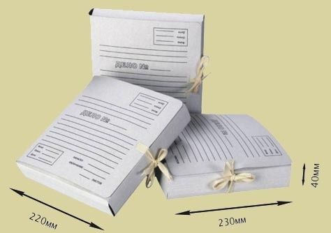 Архивная папка с завязками А4