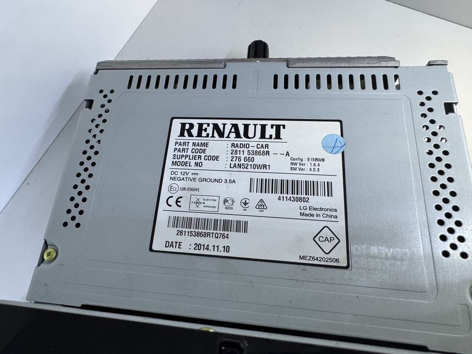 Navigatie Renault Model LAN5210WR1