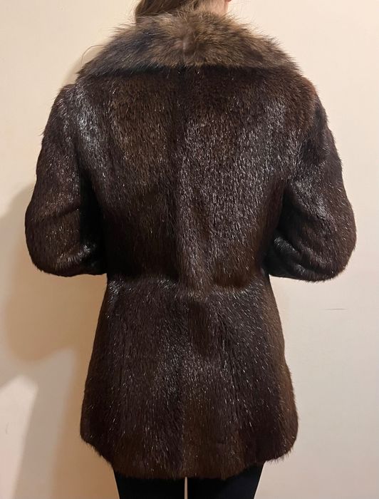 Haină de blană naturală