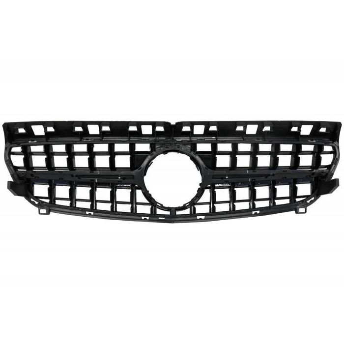 Решетка GT-R дизайн за MERCEDES A-CLASS W176 черен гланц с хром ребра