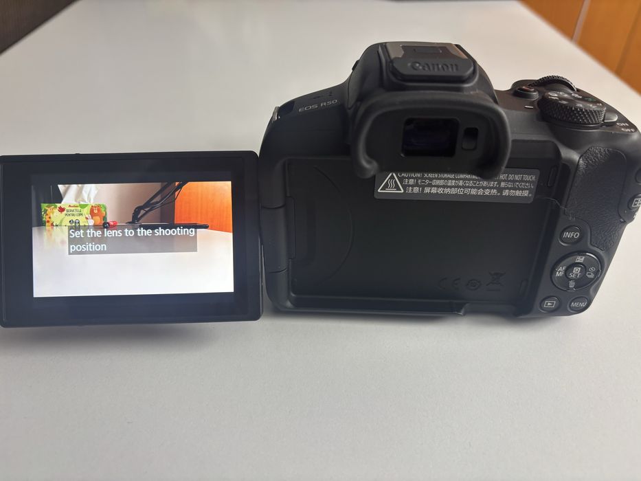 Aparat foto Mirrorless Canon EOS R50 , 24.2Mp, 4k +Obiectiv 18-45 mm,