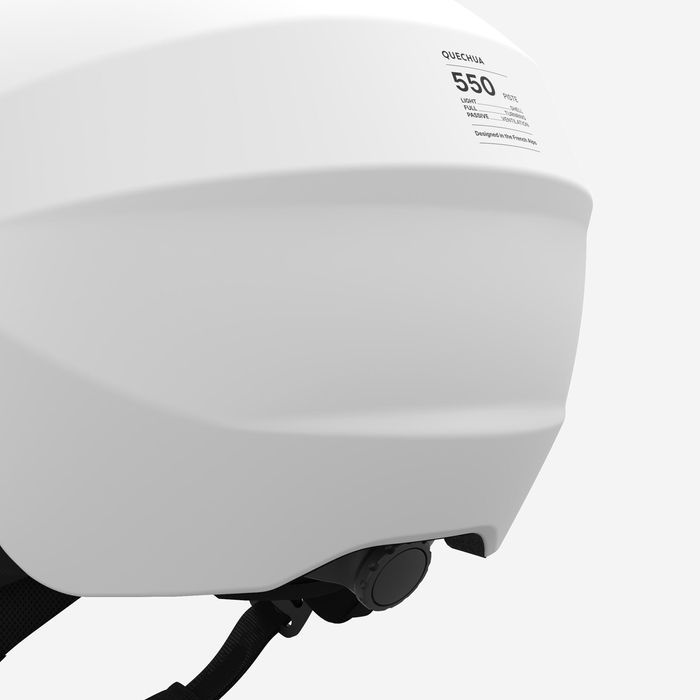 Cască Schi cu vizieră Pst 550 Alb Adulți - produs resigilat Decathlon