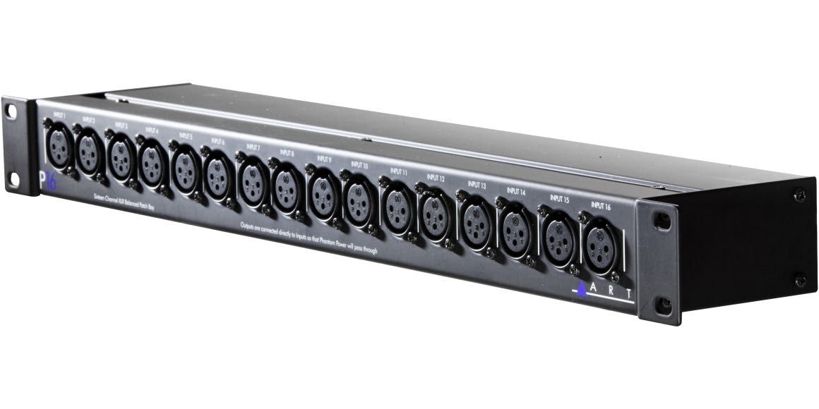 Patchbay ART P16 - 1U in rack