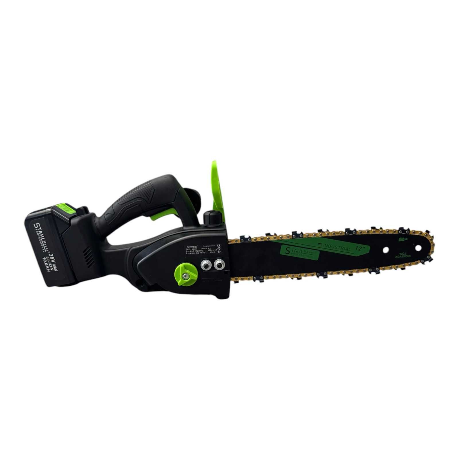 Акумулаторна резачка STAHLMAYER  36V 10Ah+две батерии+2 вериги – 35см