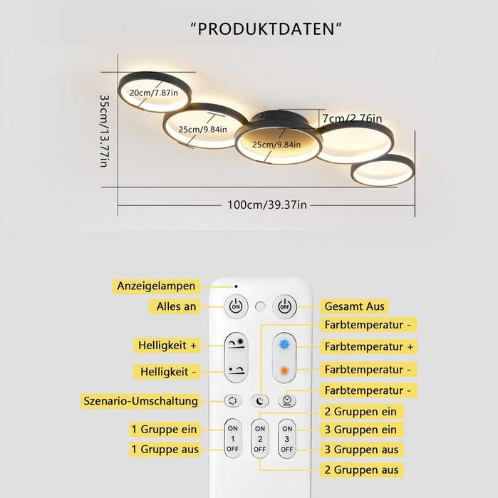 Plafoniera superba noua