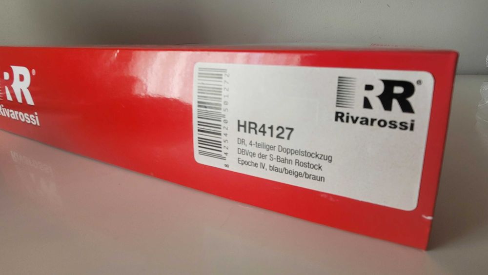 Rama vagoane CFR etajate, H0, Rivarossi - CAILE FERATE ROMINE, H0