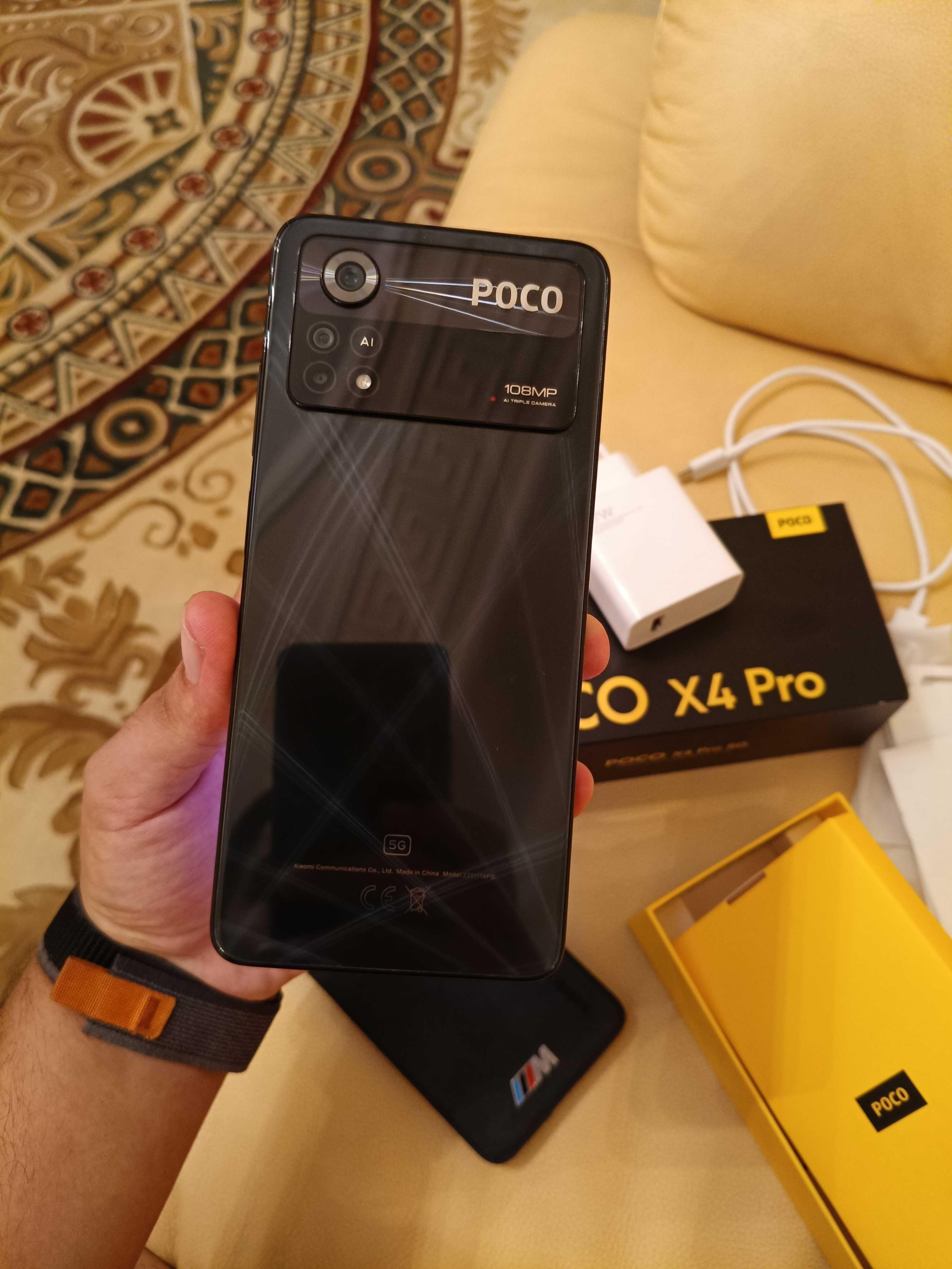Poco X4 Pro 5G 8/128 в идеале с коробкой и документами в полном комп..