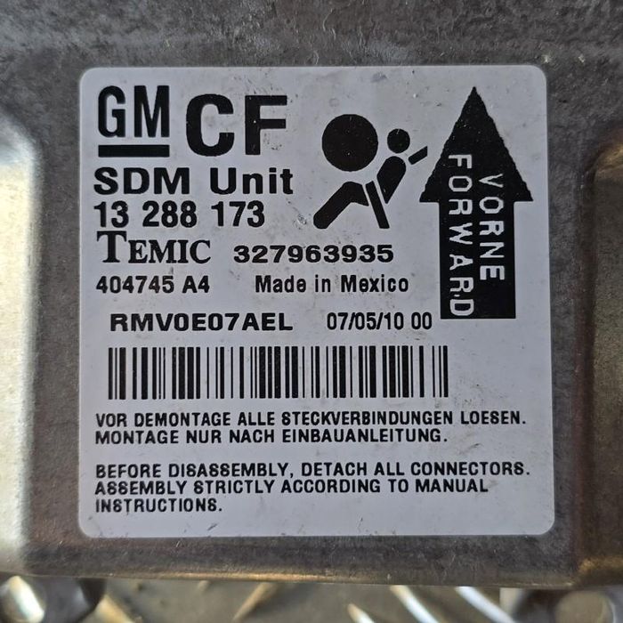 Calculator airbag Opel Astra H Twintop