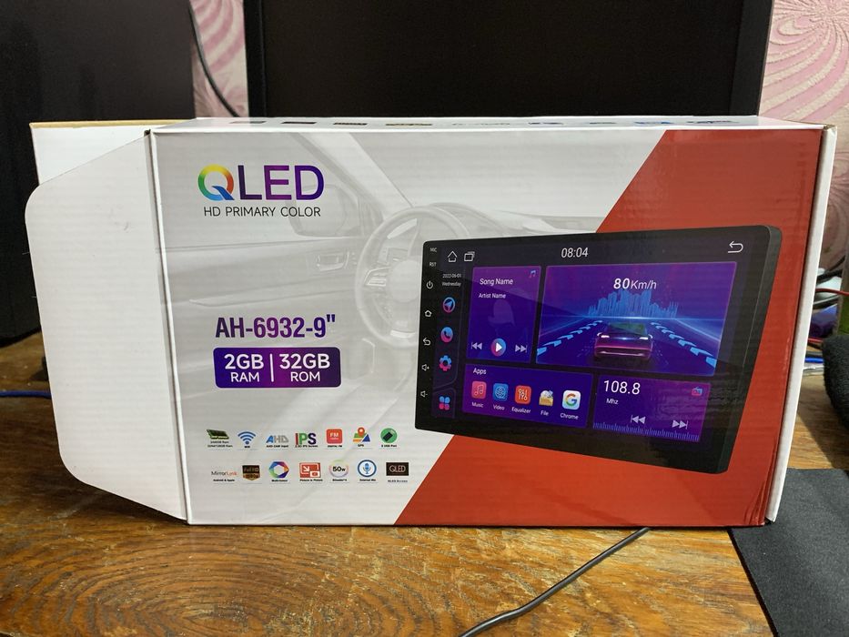 Автомагнитола 9 дюймов