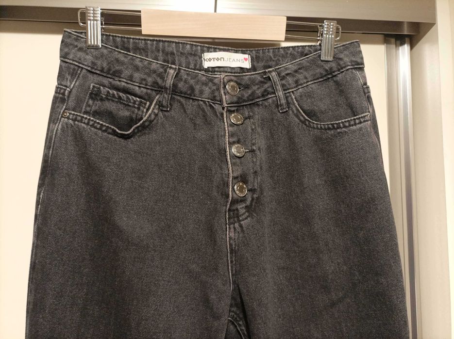 Blugi / jeans Koton, gri, mar. 38-40 (M)