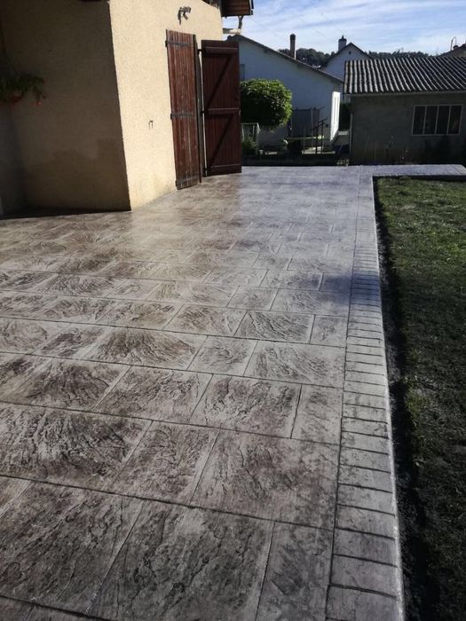 Beton amprentat beton elicopterizat