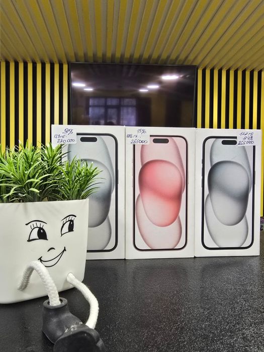 Iphone 15, 128гб, Kaspi 0-0-12