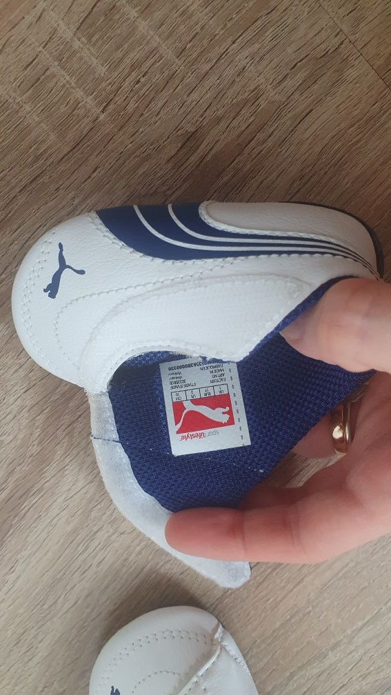 Pantofiori noi Puma, mărimea 0, 10cm