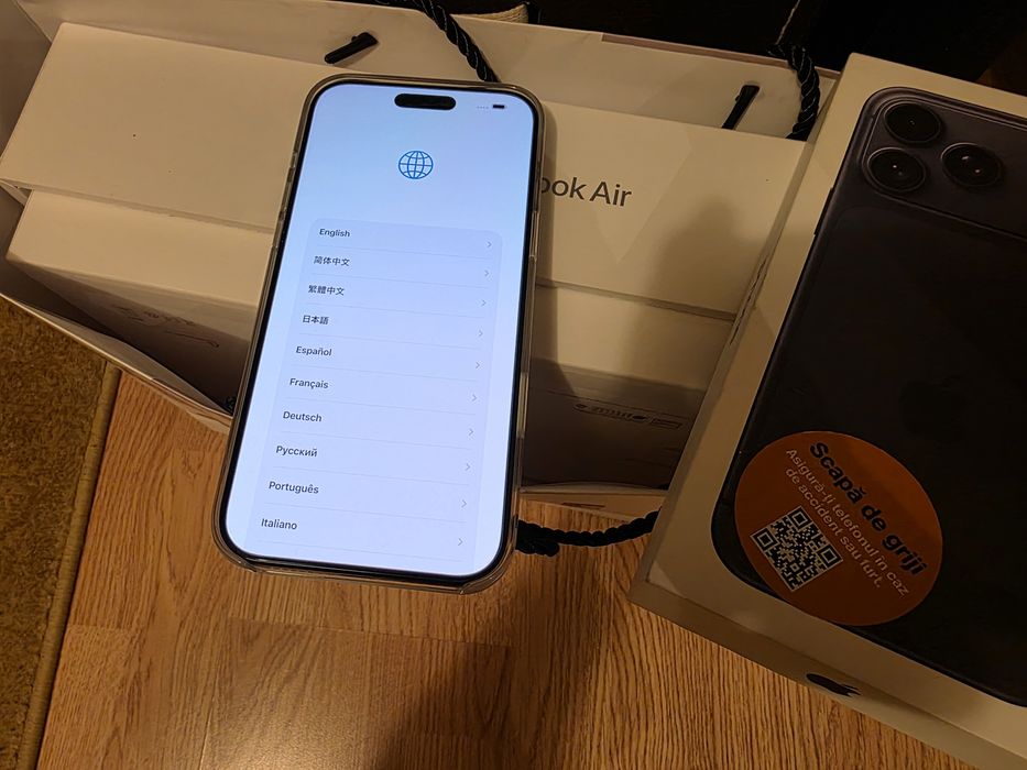 Iphone 17 pro max 256 zero cicluri
